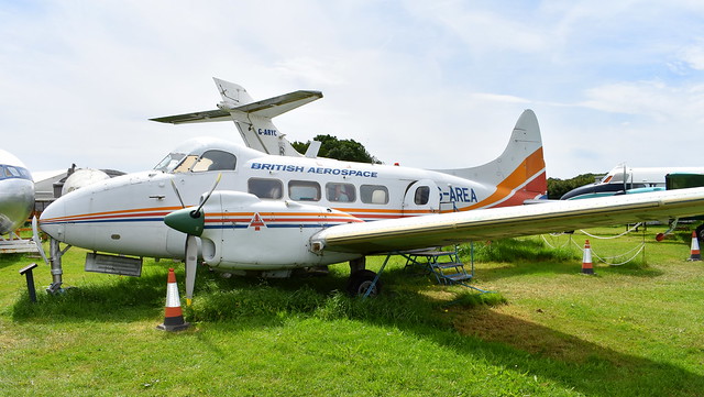 De Havilland DH.104 Dove 8 c/n 04520 British Aerospace registration G-AREA