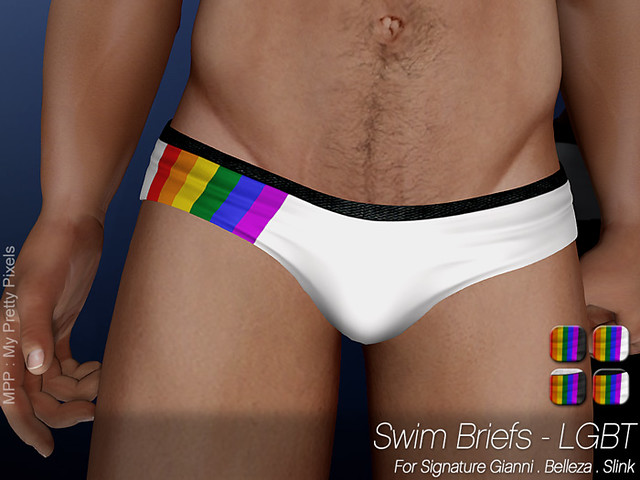 MPP - Men Swim Briefs - Gay Pride