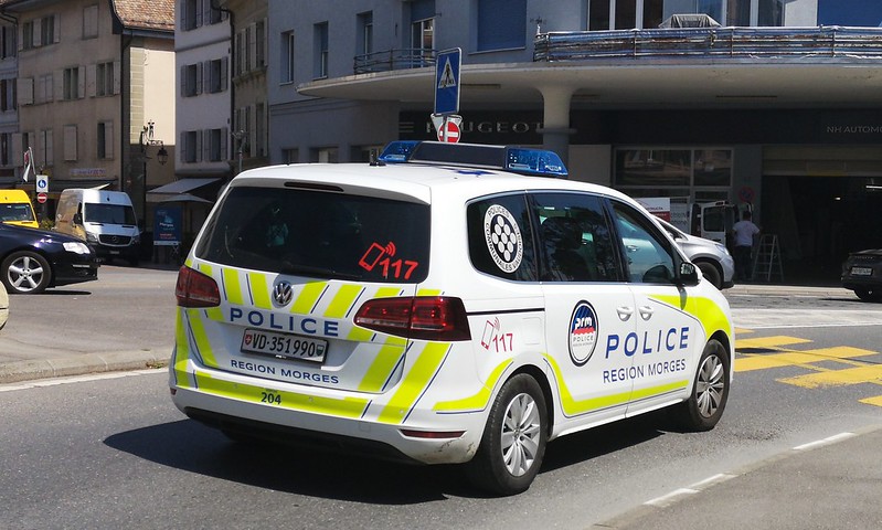 VW Touran Police Switzerland Morges