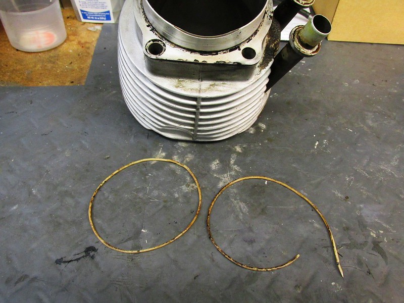 Cylinder Base O-rings-Right One was Broken Allowing Oil Leak At the Base