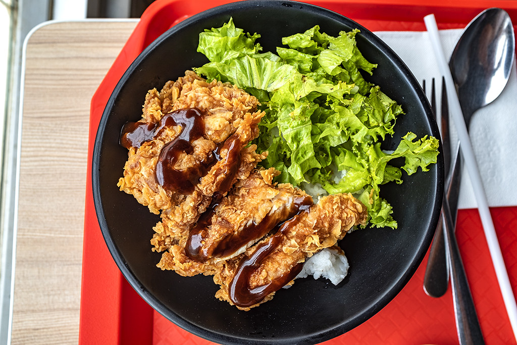 KFC rice with chicken--Saigon