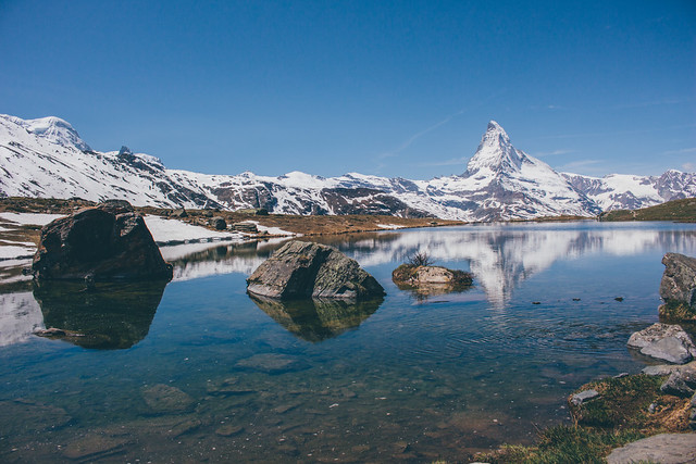 The Stellisee and View to Matterhorn