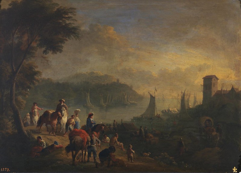 Adriaen Frans Boudewijns (1644-1719) - Port