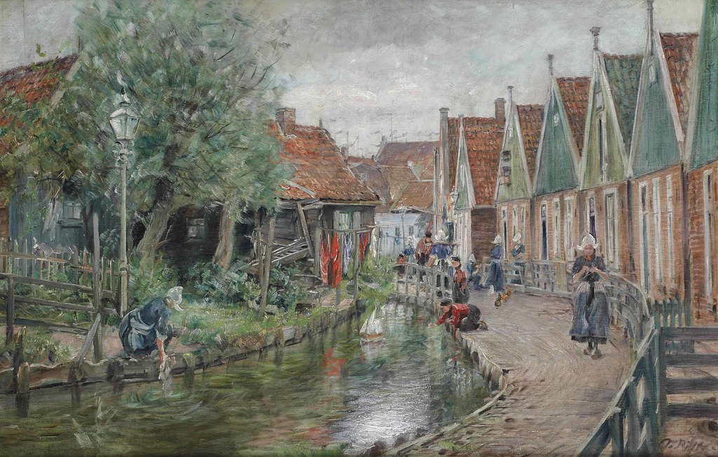 Otto Piltz «Canal In Holland»