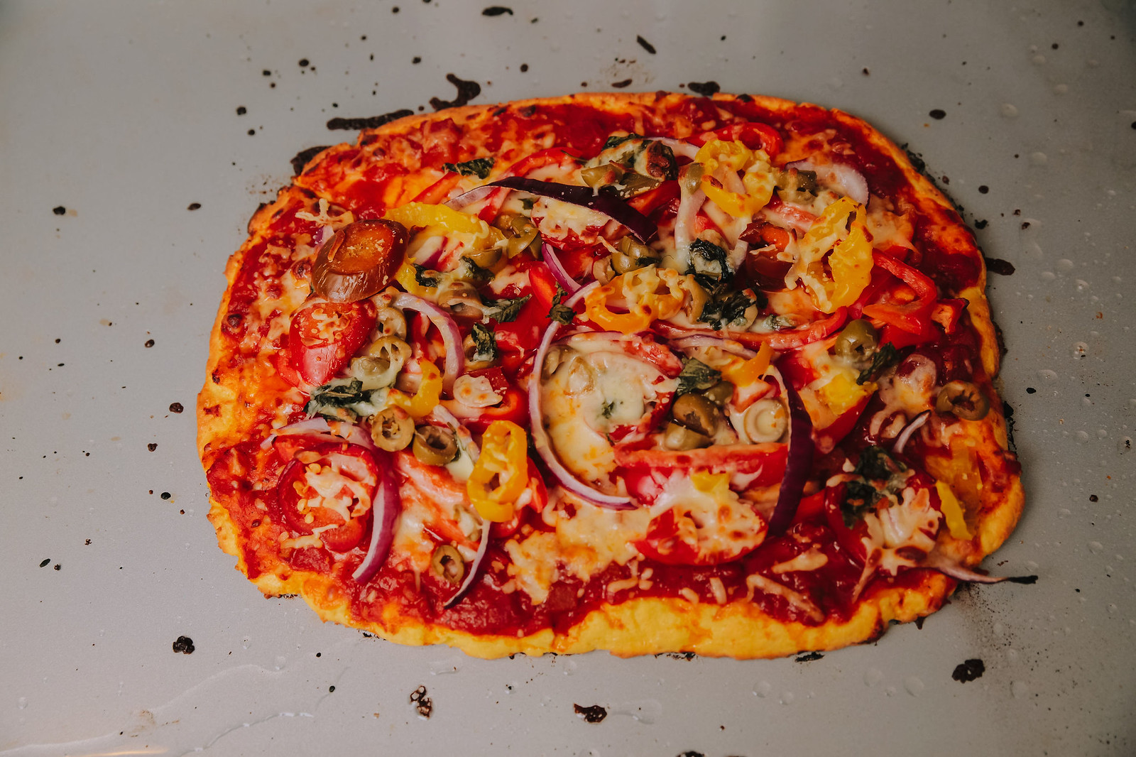 healthy pizza recipe with vegetables