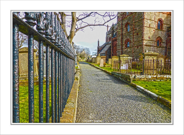 Graveyard, St Magnus Cathedral, Broad Street, Kirkwall, Mainland, Orkney Islands, Scotland UK