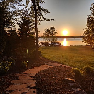 Flickr photo: Lake Sunset from the Garden Path