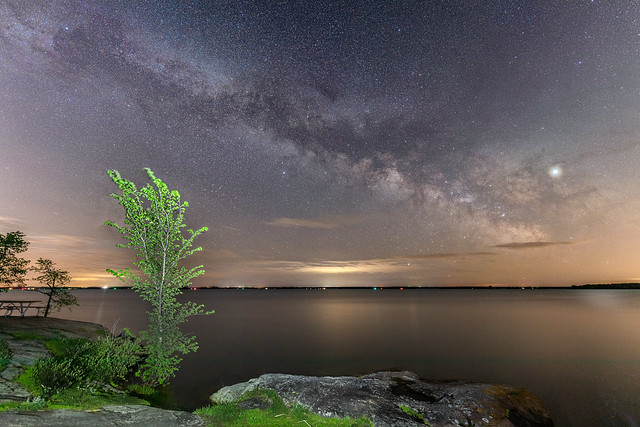 Milky Way and The Saint Lawrence River