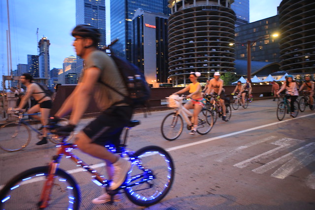 World Naked Bike Ride, Chicago, 2019