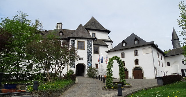 entrada al Castillo de Clervaux Luxemburgo
