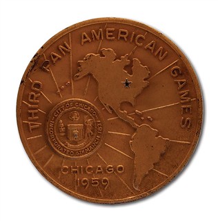 1959 Pan American Games medal obverse