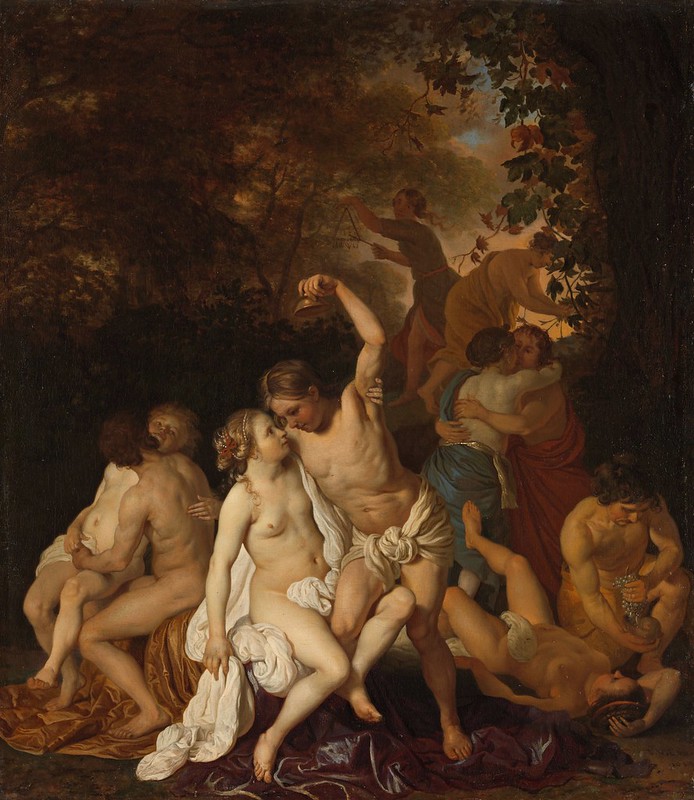 Jacob van Loo (c.1614-1670) - Bacchanten scène
