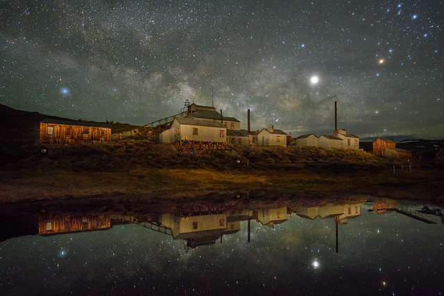 Bodie Milky Way and Mill Reflection