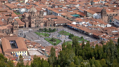 sony ilce7m2 alpha7ii avril april pérou peru cuzco cusco inca placedarmes plazadearmas sacsayhuaman place plaza square église church toit roof hdr architecture