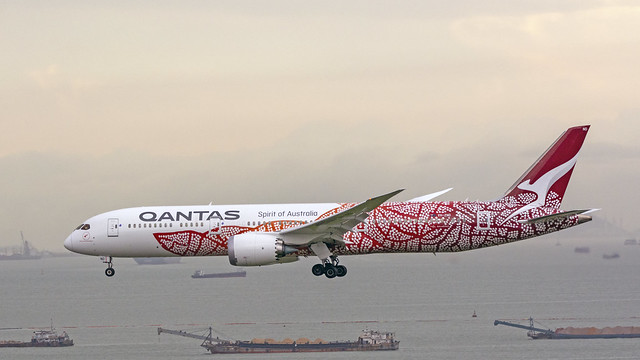 VH-ZND Qantas Boeing 787-9 Dreamliner