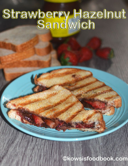 Strawberry Hazelnut Sandwich Recipe