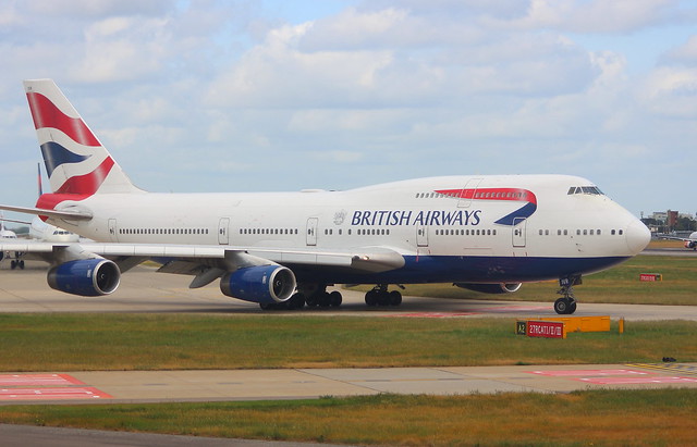 British Airways G-CIVR Boeing 747-436 at London Heathrow LHR England UK