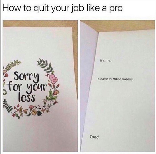 quit like a pro