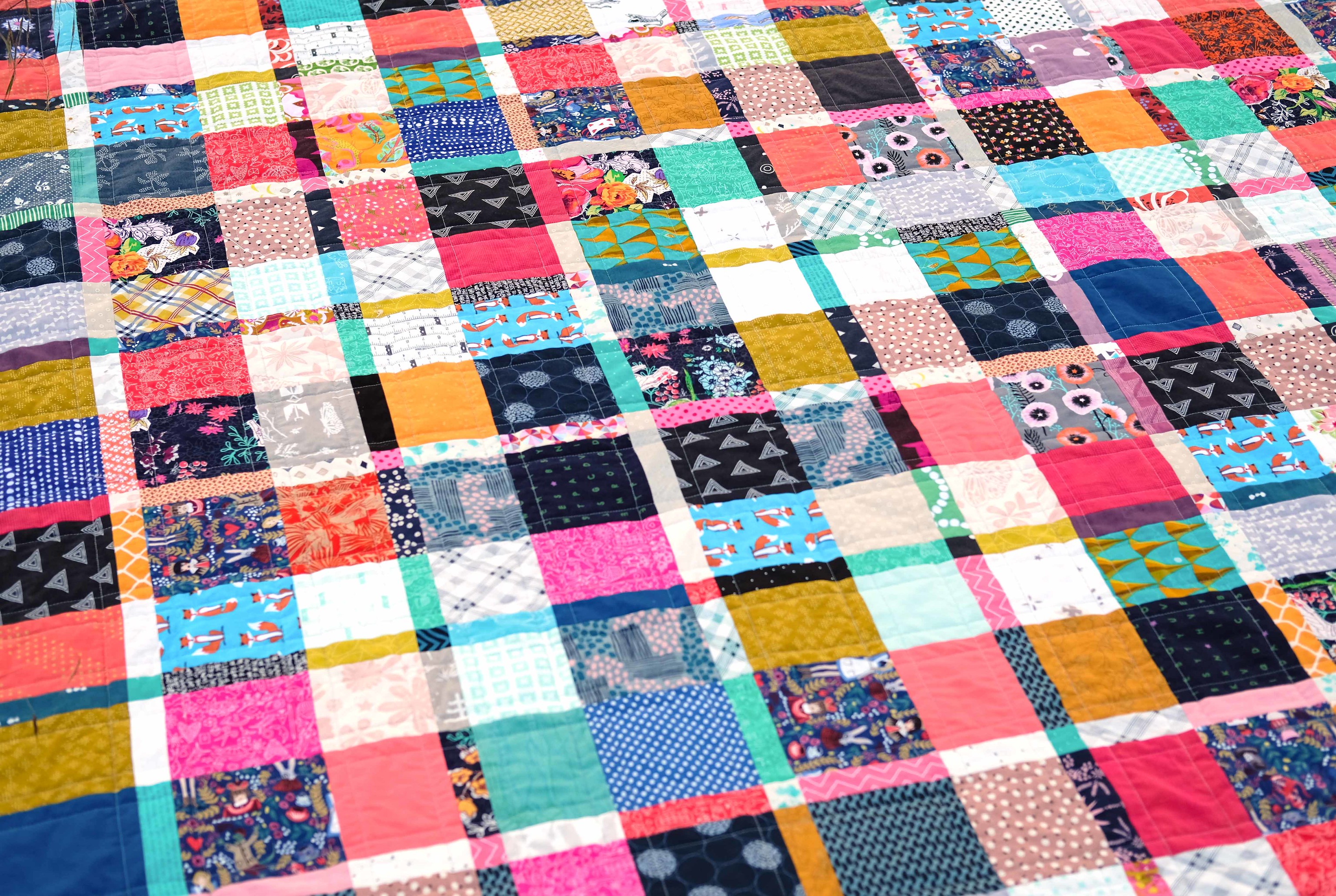 Plaid-ish Quilt Tutorial - Kitchen Table Quilting