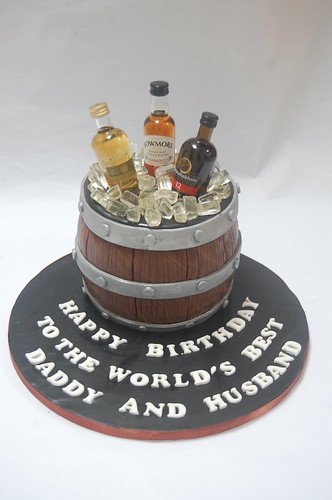 Whiskey cake Decorating part 2  Whisky Cake  YouTube