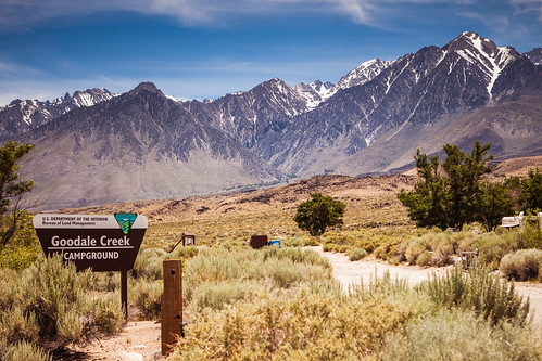 Goodale campground sign