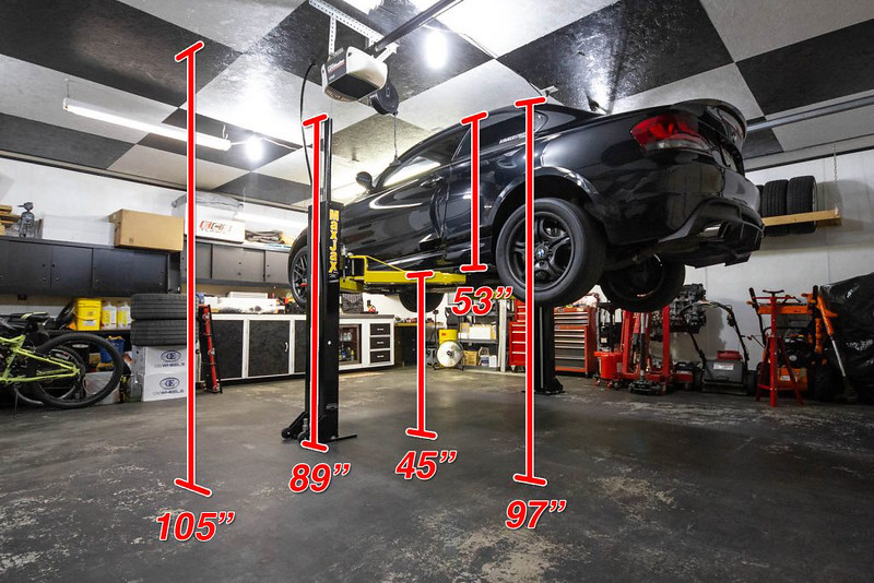 Found Installed The Perfect 2 Post Lift In My Home Garage Bmw