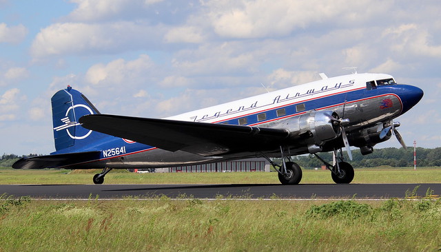 Legend Airways, N25641, Douglas DC-3 Dakota, 13.06.2019,  WBG-ETNS, Fliegerhorst Schleswig -Jagel