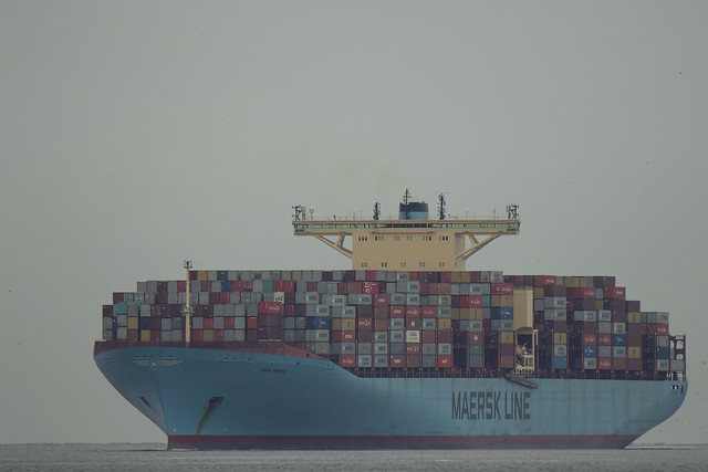 EBBA MAERSK   Container Ship - Nieuwe Waterweg - Hoek van Holland