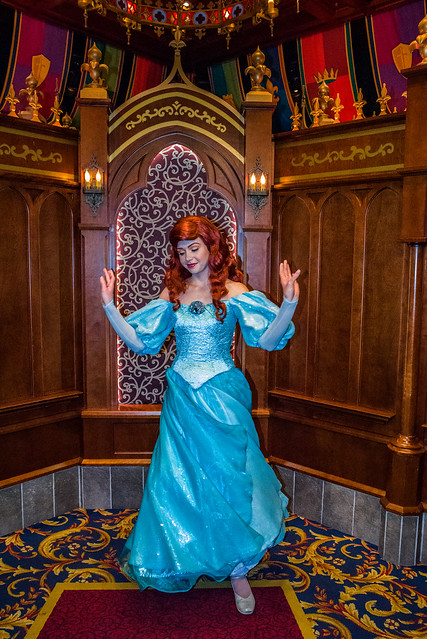 Ariel at the Royal Hall - Disneyland