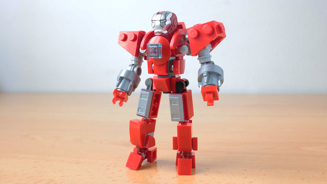 Lego Iron Man Silver Centurion MOC