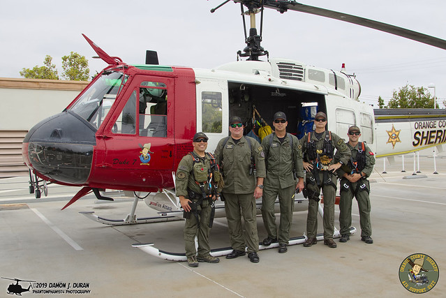 Orange County Sheriff Duke 7 UH-1V Huey N181SD