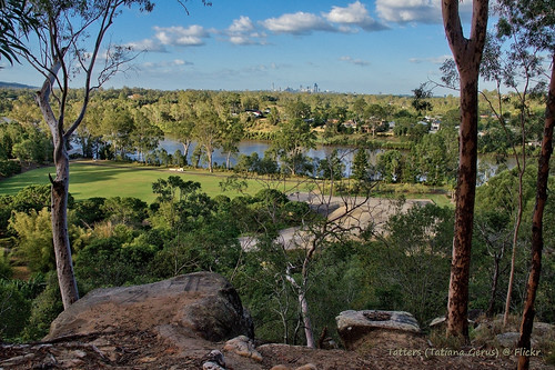 australia qld brisbane river seventeenmilerocks view viewpoint oloneo rocksriversidepark