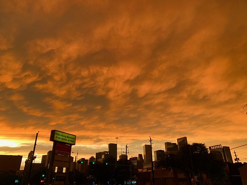 downtown houston texas usa clouds sky weather