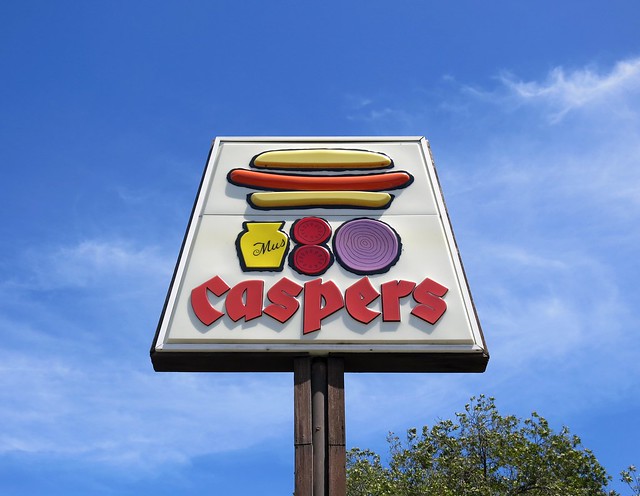 Caspers Sign - Pleasant Hill, Calif. - Design by AD ART