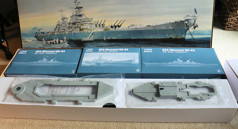 New 1/200 USS MISSOURI MAST DETAIL-UP SET for Trumpeter #MS20004 