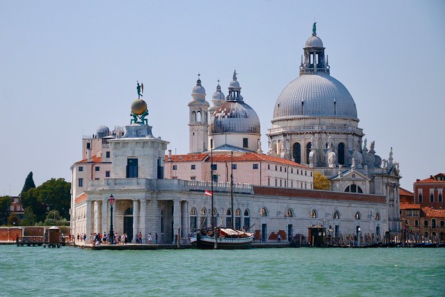 Santa Maria della Salute church at mouth of Grand Canal