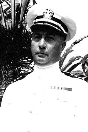US Navy Captain George McMillan Governor of Guam from 1940-1941. Photo courtesy of the Micronesian Area Research Center (MARC).