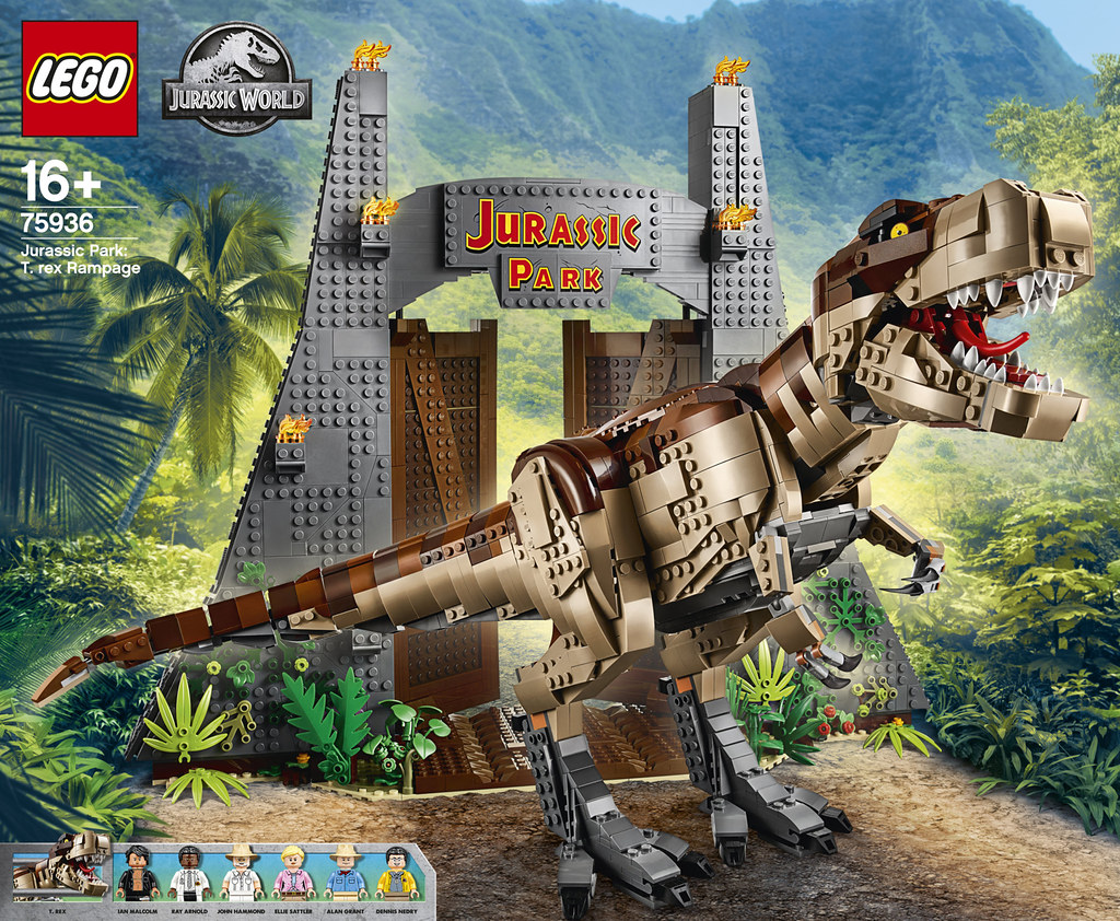 Anbefalede vegetation insekt LEGO 75936 Jurassic Park T. rex Rampage review | Brickset