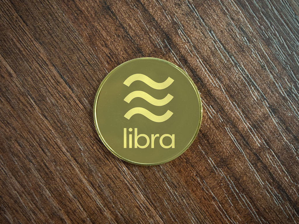 Libra Cryptocurrency Gold Coin by Facebook | This image ...