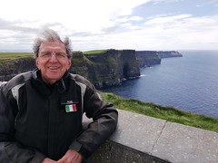 Capelli al vento a Cliff of Moher ROTFL