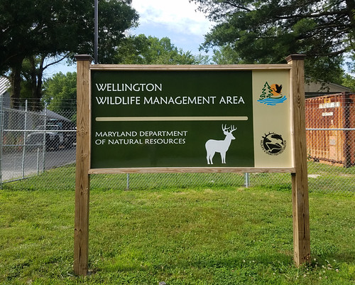 Entrance sign for Wellington Wildlife Management Area.