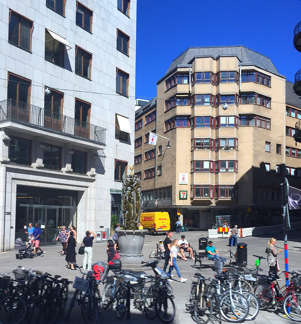An every day street image in Stockholm