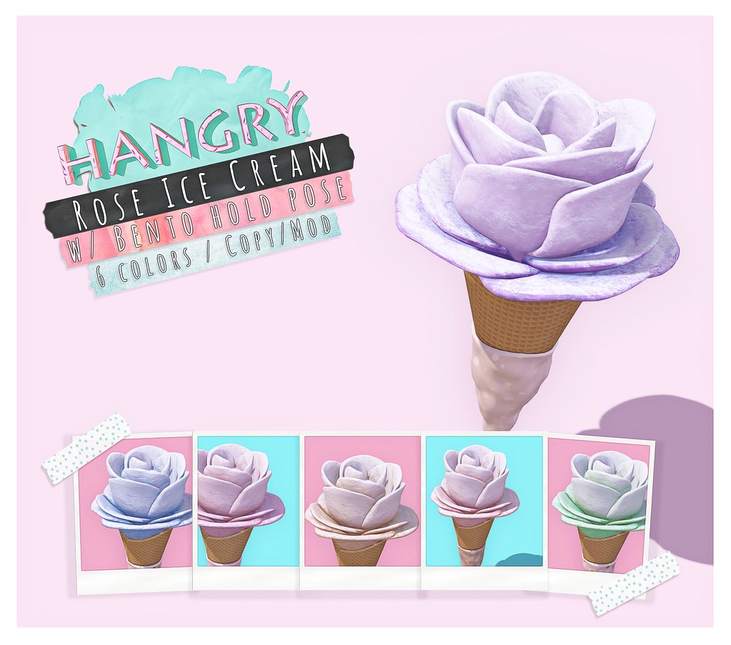 Hangry // Rose Ice Cream