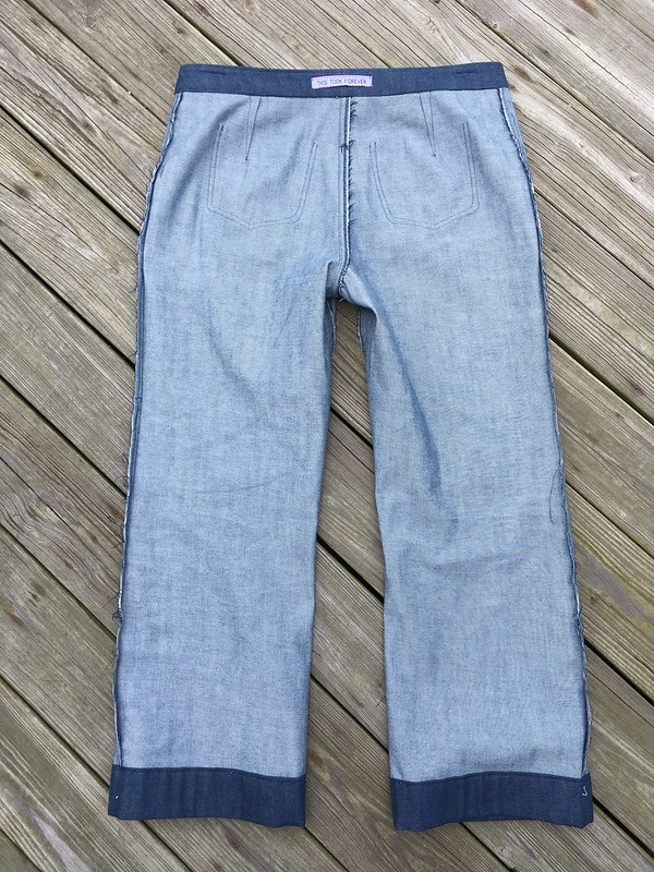 New Jeans!  A Four-Pattern Mashup in Japanese Selvedge Denim