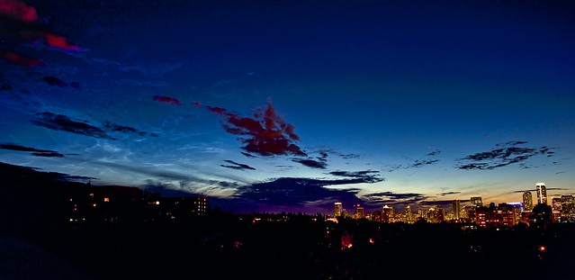 Noctilucent Clouds due West June 17