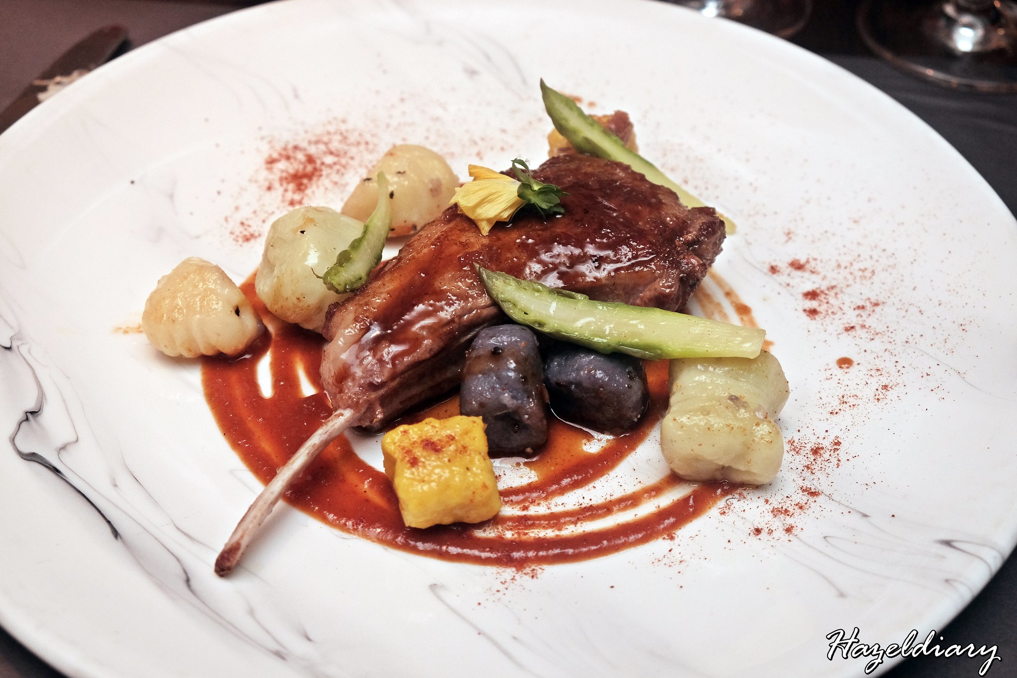 Ginett Restaurant & Wine Bar-Chef Roland Durand-Charcoal grilled lamb