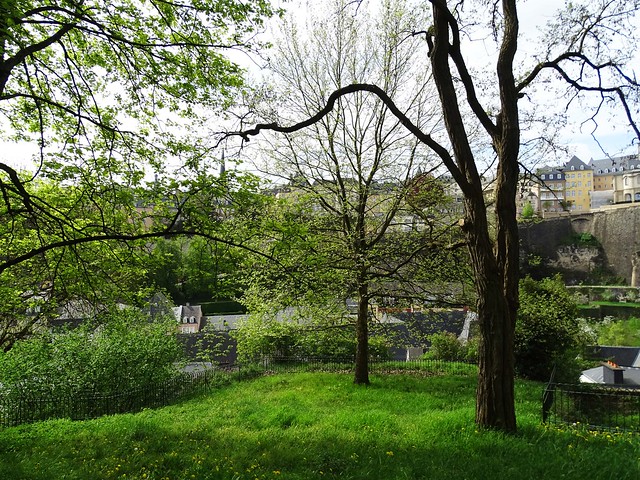 Jardines Meseta Rham ciudad de Luxemburgo 02