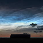 Noctilucent clouds at the longest day