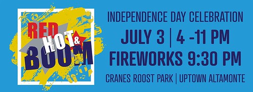Red, Hot & Boom at Cranes Roost Park 