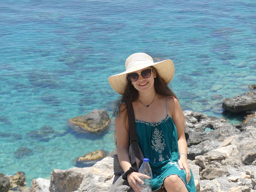 Emily in Hat by Libyan Sea